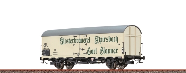 BRAWA 47634 - H0 - Kühlwagen -Klosterbrauerei Alpirsbacher-, DB, Ep. III